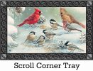 Winter Bird Feeding Indoor & Outdoor MatMate Insert - Doormat 18" x 30"