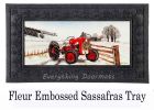 Winter Red Tractor Sassafras Mat - 10 x 22 Insert Doormat