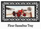 Winter Red Tractor Sassafras Mat - 10 x 22 Insert Doormat