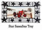 Winter Red Tractor Sassafras Mat - 10 x 22 Insert Doormat