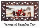 Winter Red Tractor Sassafras Mat - 10 x 22 Insert Doormat