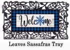 Winter Welcome Sassafras Mat - 10 x 22 Insert Doormat