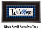 Winter Welcome Sassafras Mat - 10 x 22 Insert Doormat