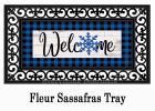 Winter Welcome Sassafras Mat - 10 x 22 Insert Doormat