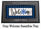 Winter Welcome Sassafras Mat - 10 x 22 Insert Doormat