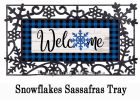 Winter Welcome Sassafras Mat - 10 x 22 Insert Doormat