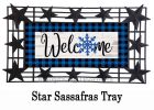 Winter Welcome Sassafras Mat - 10 x 22 Insert Doormat