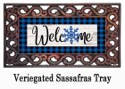 Winter Welcome Sassafras Mat - 10 x 22 Insert Doormat