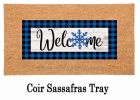 Winter Welcome Sassafras Mat - 10 x 22 Insert Doormat