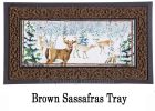 Winter's Whisper Sassafras Mat - 10 x 22 Insert Doormat