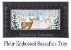 Winter's Whisper Sassafras Mat - 10 x 22 Insert Doormat