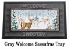 Winter's Whisper Sassafras Mat - 10 x 22 Insert Doormat