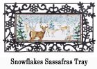 Winter's Whisper Sassafras Mat - 10 x 22 Insert Doormat