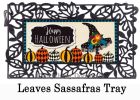 Witch Hat and Pumpkins Sassafras Mat - 10 x 22 Insert Doormat