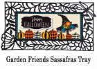 Witch Hat and Pumpkins Sassafras Mat - 10 x 22 Insert Doormat