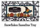 Witch Hat and Pumpkins Sassafras Mat - 10 x 22 Insert Doormat