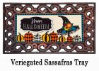 Witch Hat and Pumpkins Sassafras Mat - 10 x 22 Insert Doormat