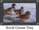 Indoor & Outdoor Wood Duck MatMate Insert Doormat-18x30