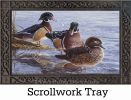 Indoor & Outdoor Wood Duck MatMate Insert Doormat-18x30