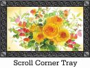 Yellow Roses Indoor & Outdoor MatMates Insert Doormat - 18 x 30