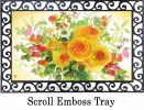 Yellow Roses Indoor & Outdoor MatMates Insert Doormat - 18 x 30