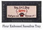 Sassafras You Can't Buy Love Switch Mat - 10 x 22 Insert Doormat