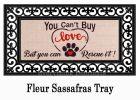 Sassafras You Can't Buy Love Switch Mat - 10 x 22 Insert Doormat