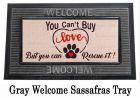 Sassafras You Can't Buy Love Switch Mat - 10 x 22 Insert Doormat