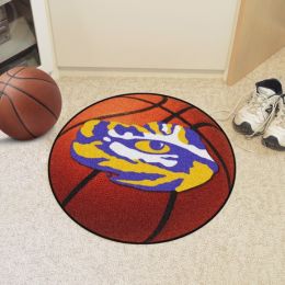 Louisiana State University Ball-Shaped Area Rugs (Ball Shaped Area Rugs: Basketball)