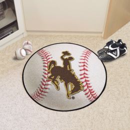 Wyoming Cowboy Ball Shaped Area Rugs (Ball Shaped Area Rugs: Baseball)