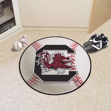 University of South Carolina Ball Shaped Area rugs (Ball Shaped Area Rugs: Baseball)