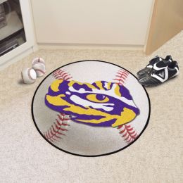 Louisiana State University Ball-Shaped Area Rugs (Ball Shaped Area Rugs: Baseball)