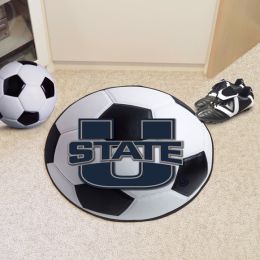 Utah State University Ball Shaped Area Rugs (Ball Shaped Area Rugs: Soccer Ball)