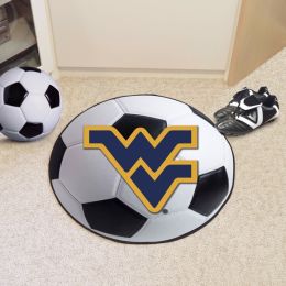 West Virginia University Ball Shaped Area Rugs (Ball Shaped Area Rugs: Soccer Ball)