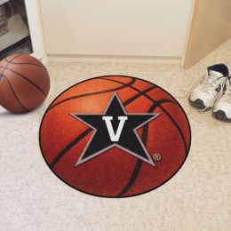 Vanderbilt University Ball Shaped Area Rugs (Ball Shaped Area Rugs: Basketball)