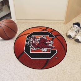 University of South Carolina Ball Shaped Area rugs (Ball Shaped Area Rugs: Basketball)