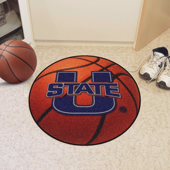 Utah State University Ball Shaped Area Rugs (Ball Shaped Area Rugs: Basketball)