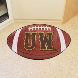 University of Wyoming UW Logo Ball Shaped Area Rugs (Ball Shaped Area Rugs: Football)