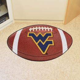 West Virginia University Ball Shaped Area Rugs (Ball Shaped Area Rugs: Football)
