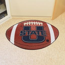 Utah State University Ball Shaped Area Rugs (Ball Shaped Area Rugs: Football)