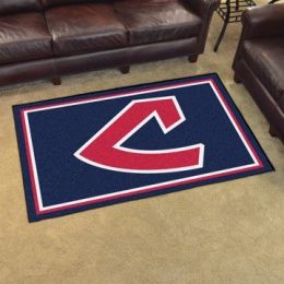 Cleveland Guardians Area Rug - 4 x 6 Nylon (Field & Logo: Retro)