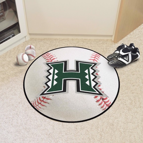 University of Hawaii Ball Shaped Area Rugs (Ball Shaped Area Rugs: Baseball)