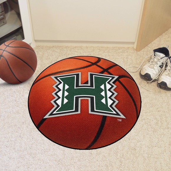 University of Hawaii Ball Shaped Area Rugs (Ball Shaped Area Rugs: Basketball)