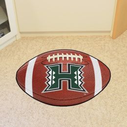 University of Hawaii Ball Shaped Area Rugs (Ball Shaped Area Rugs: Football)