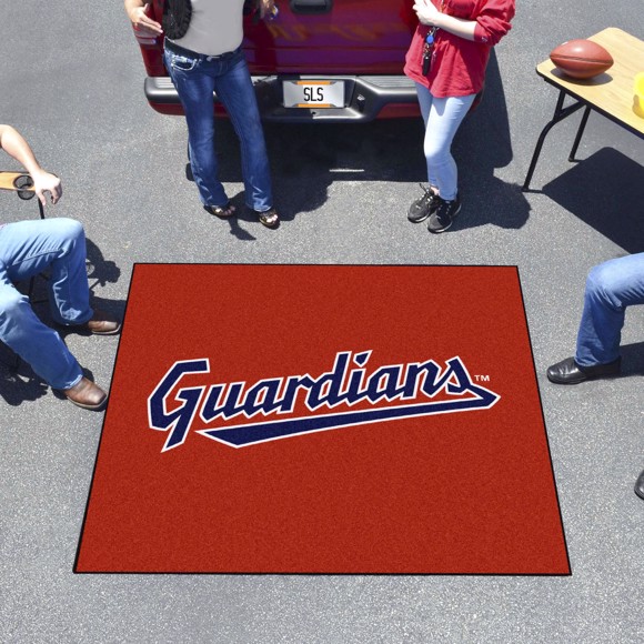 Cleveland Guardians Tailgater Mat â€“ 60 x 72 (Field & Logo: Logo or Mascot)
