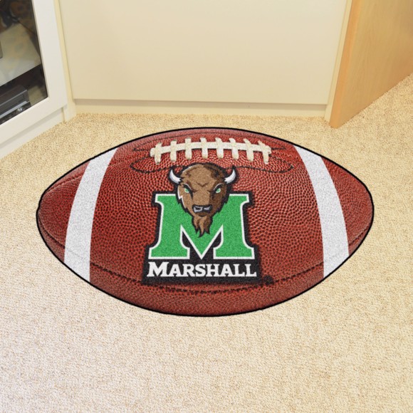Marshall University Ball Shaped Area Rugs (Ball Shaped Area Rugs: Football)