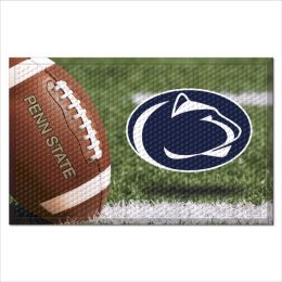 Pennsylvania State University Scrapper Doormat - 19" x 30" (Field & Logo: Football Field)