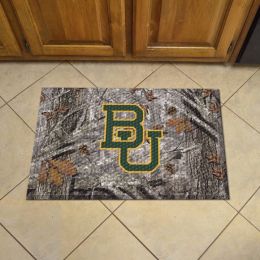 Baylor Scrapper Doormat - 19 x 30 rubber (Camo or Field Design: Football: Camo)