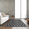 Artistic Trellis Rug - Charcoal