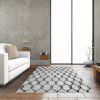 Artistic Trellis Rug - Light Gray